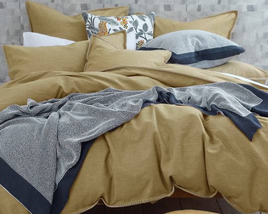MM Linen - Stitch Duvet Set - Orche